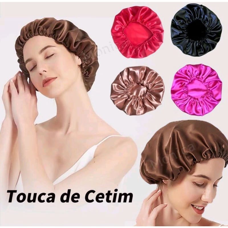 Conjunto com 3 Touca de Cetim®