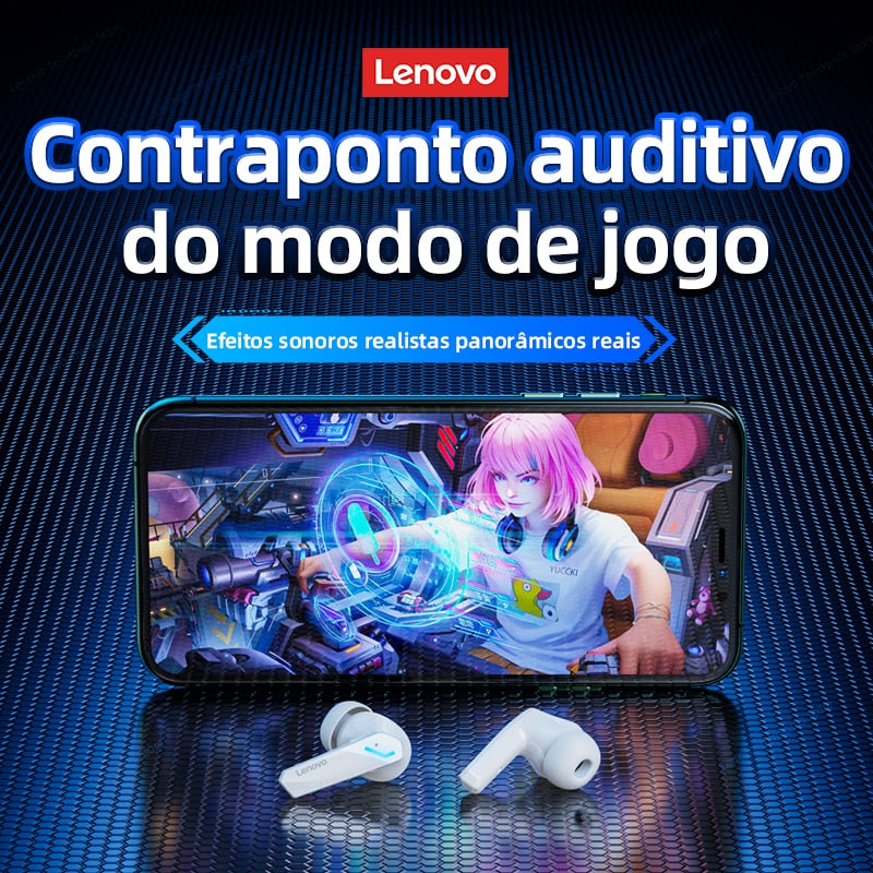 Lenovo GM2® Pro 5.3 Fone de ouvido Bluetooth Sem fio